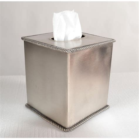 stainless steel tissue box cover john lewis|Stainless Steel Tissue Box Cover Countertop Bath Accessories.